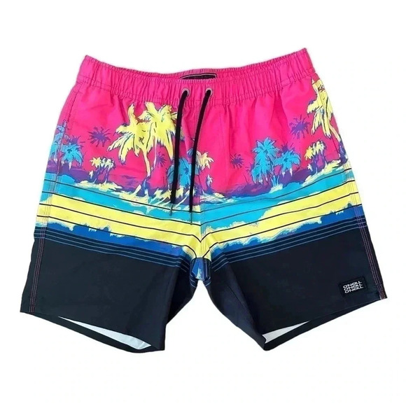 O’Neill Smash Up Volley Men’s Swim Trunks Board Shorts Size Small - Picture 2 of 10